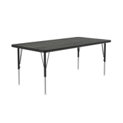 Correll Activity Table, 19 - 29" High, Gray - 30" x 60"