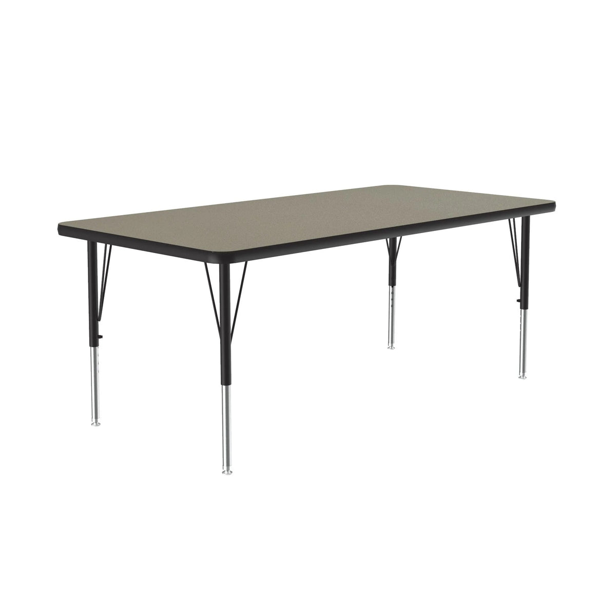 Correll Activity Table, 19 - 29" High, Beige - 30" x 60"