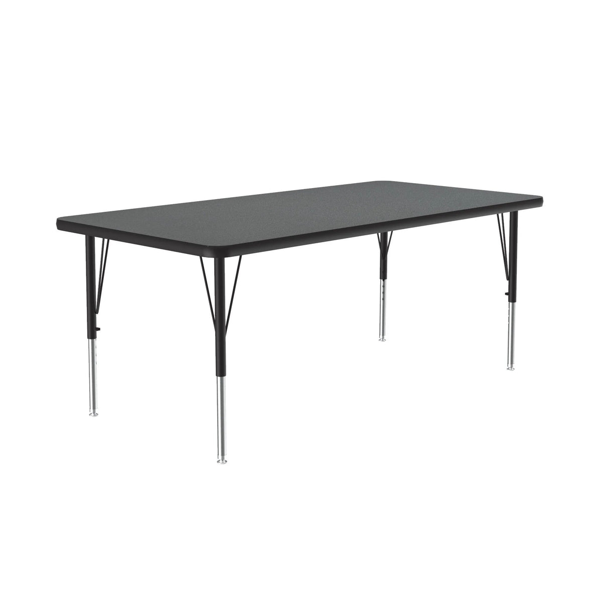 Correll Activity Table, 19 - 29" High, Gray - 30" x 60"