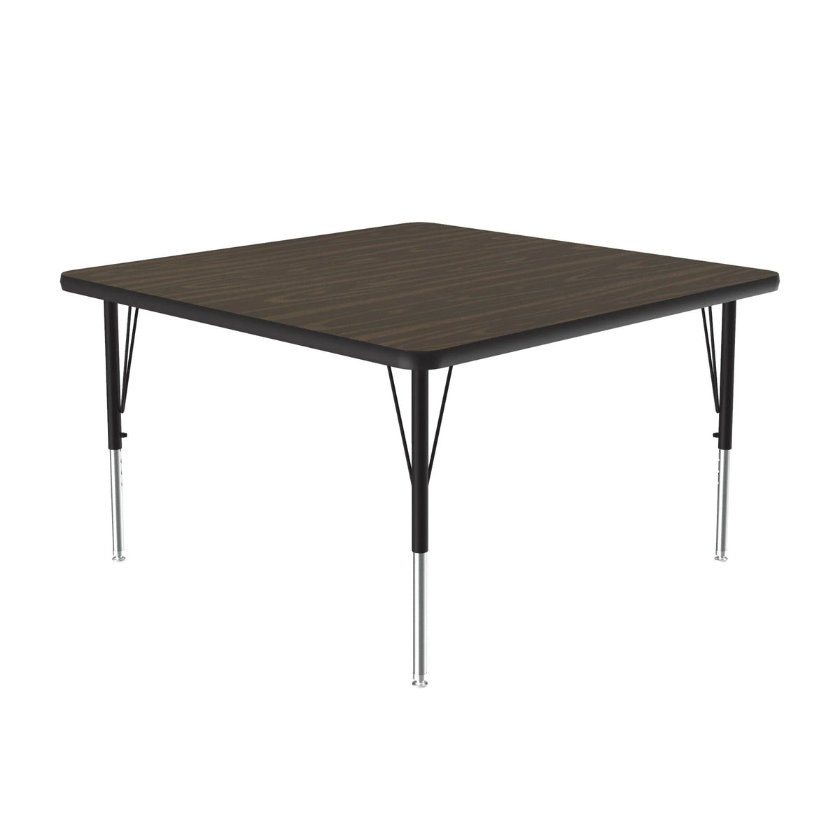 Correll A3636-SQ Activity Table, 36" x 36" - Brown / Walnut