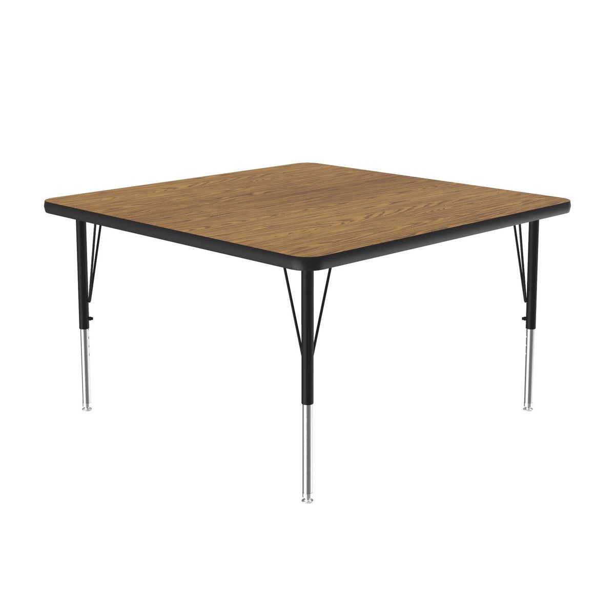 Correll A3636-SQ Activity Table, 36" x 36" - Brown / Oak