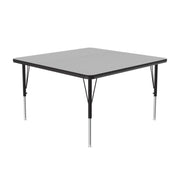 Correll A3636-SQ Activity Table, 36" x 36" - Gray / Gray Granite