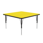 Correll A3636-SQ Activity Table, 36" x 36" - Yellow / Matte