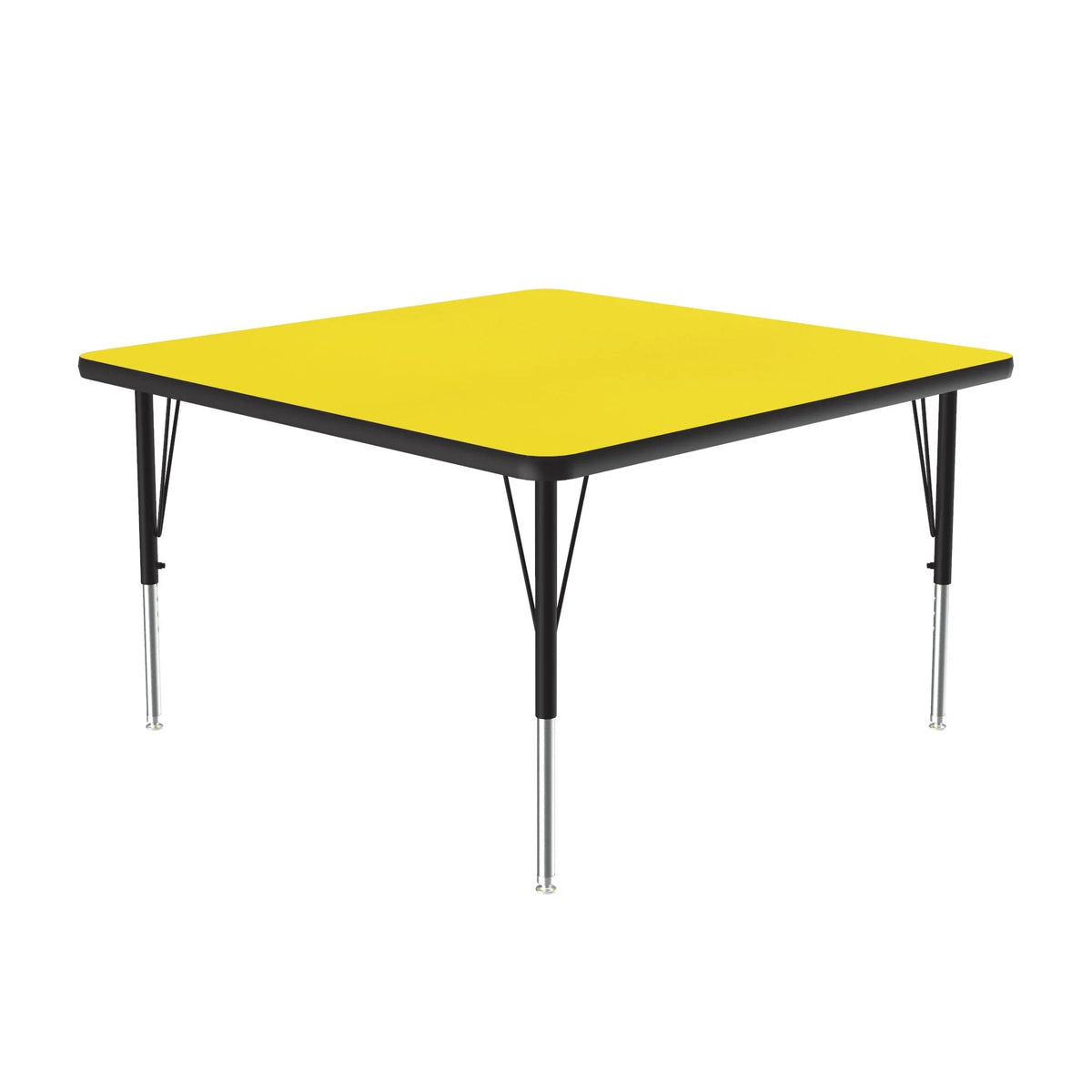 Correll A3636-SQ Activity Table, 36" x 36" - Yellow / Matte