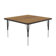 Correll A4242-SQ Activity Table, 42" x 42" - Brown / Oak