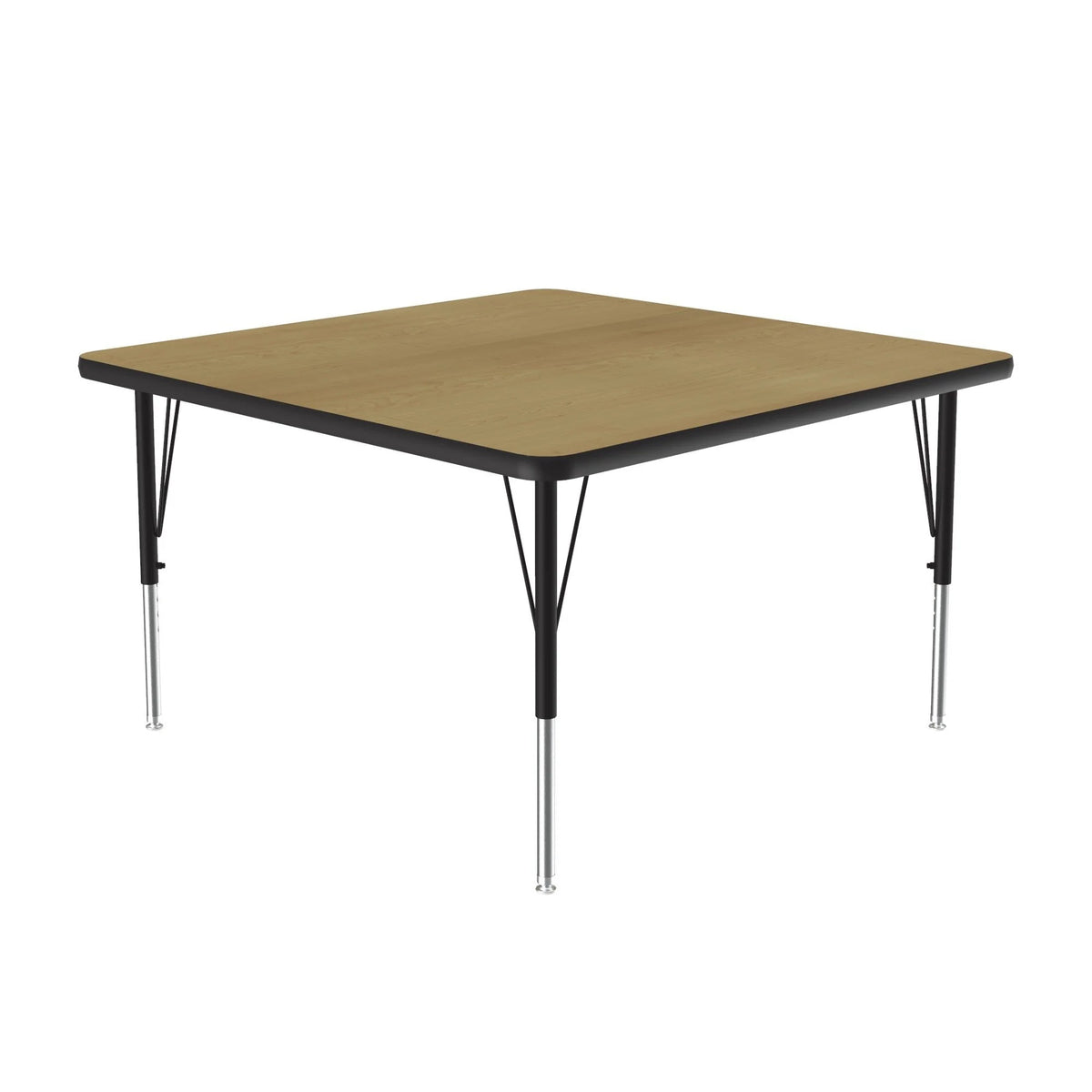 Correll A4242-SQ Activity Table, 42" x 42" - Beige / Maple