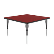 Correll A4242-SQ Activity Table, 42" x 42" - Red / Matte