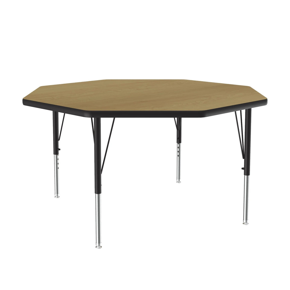 Correll A48-OCT Activity Table, 48" Wide - Beige / Maple