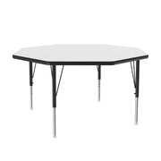 Correll A48-OCT Activity Table, 48" Wide - White / Matte