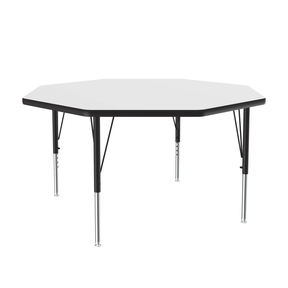 Correll A48-OCT Activity Table, 48" Wide - White / Matte