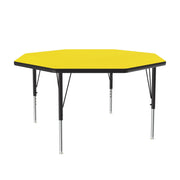 Correll A48-OCT Activity Table, 48" Wide - Yellow / Matte