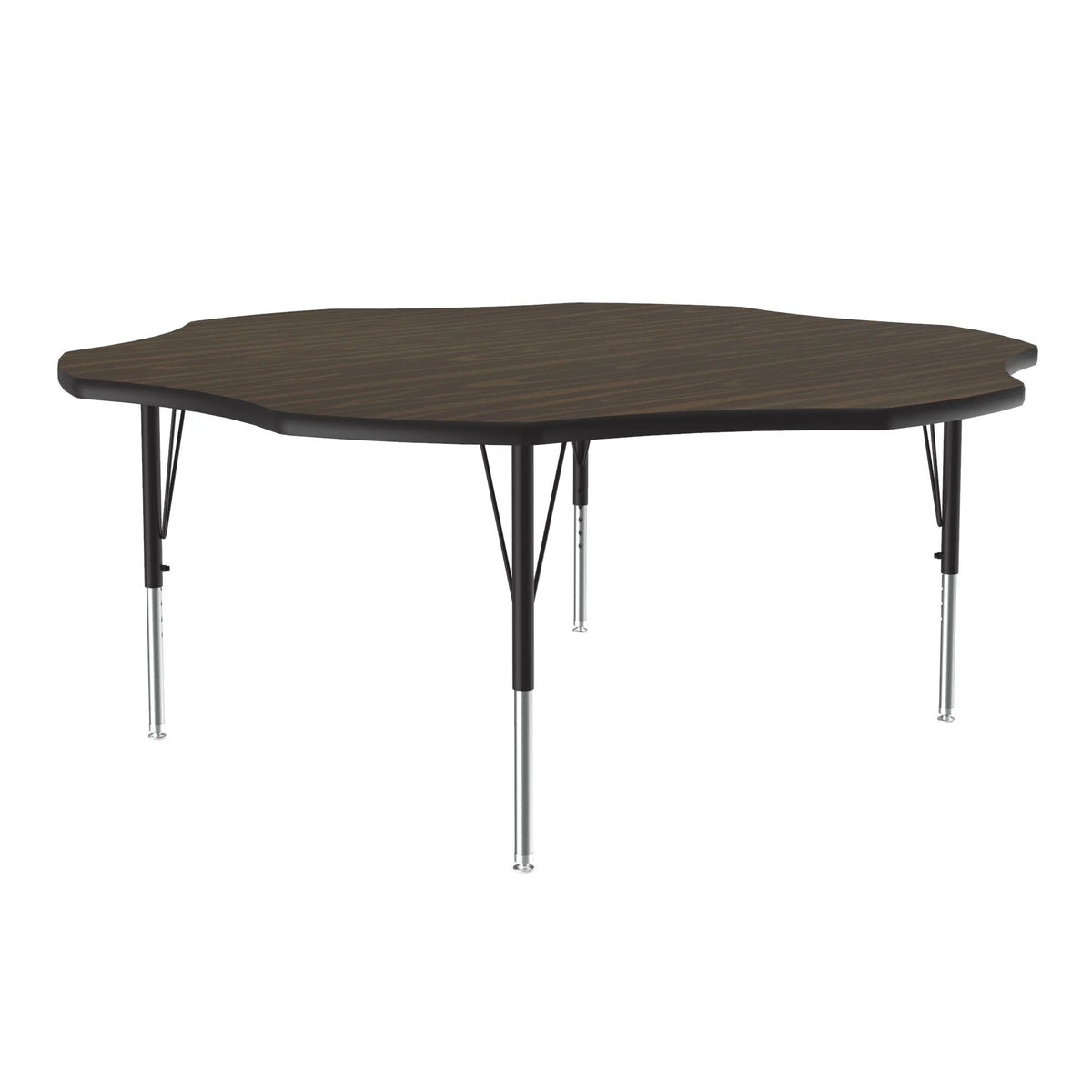 Correll A60-FLR Activity Table, 60" Wide - Brown / Walnut