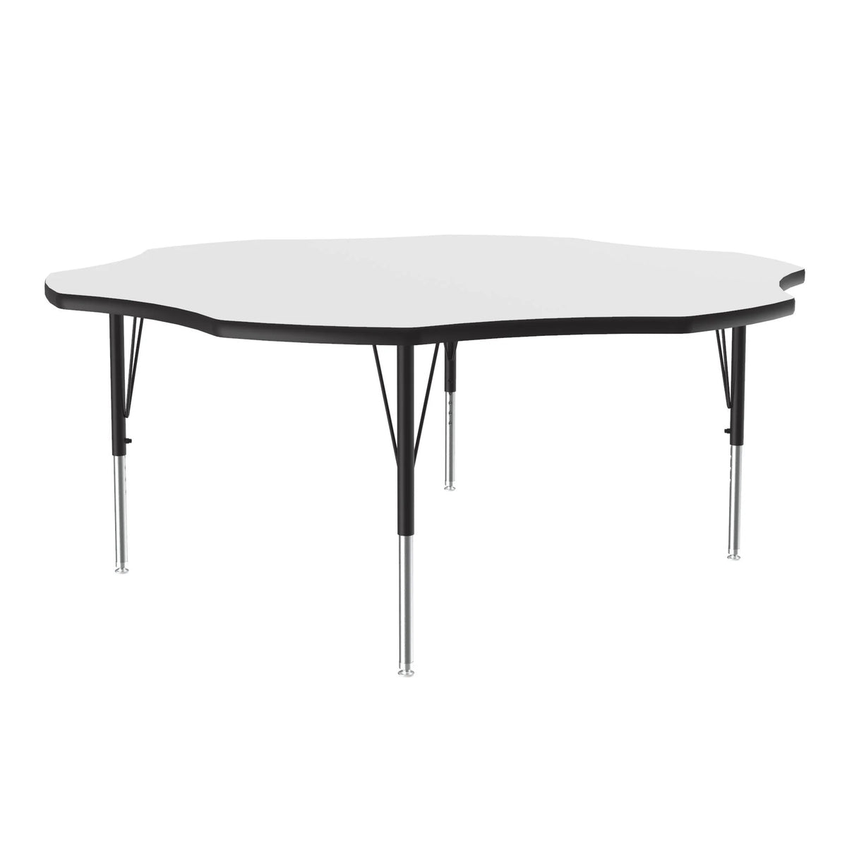 Correll A60-FLR Activity Table, 60" Wide - White / Matte
