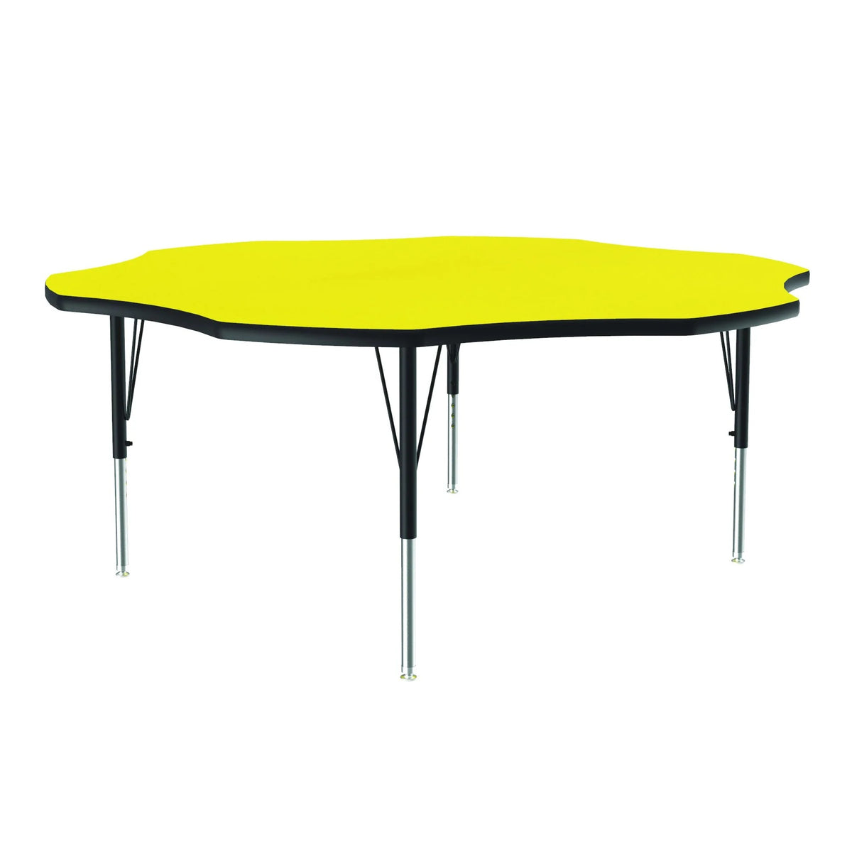 Correll A60-FLR Activity Table, 60" Wide - Yellow / Matte
