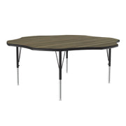 Correll A60-FLR Activity Table, 60" x 60" - Brown / Matte