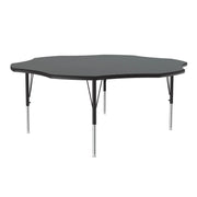 Correll A60-FLR Activity Table, 60" x 60" - Gray / Gray Granite