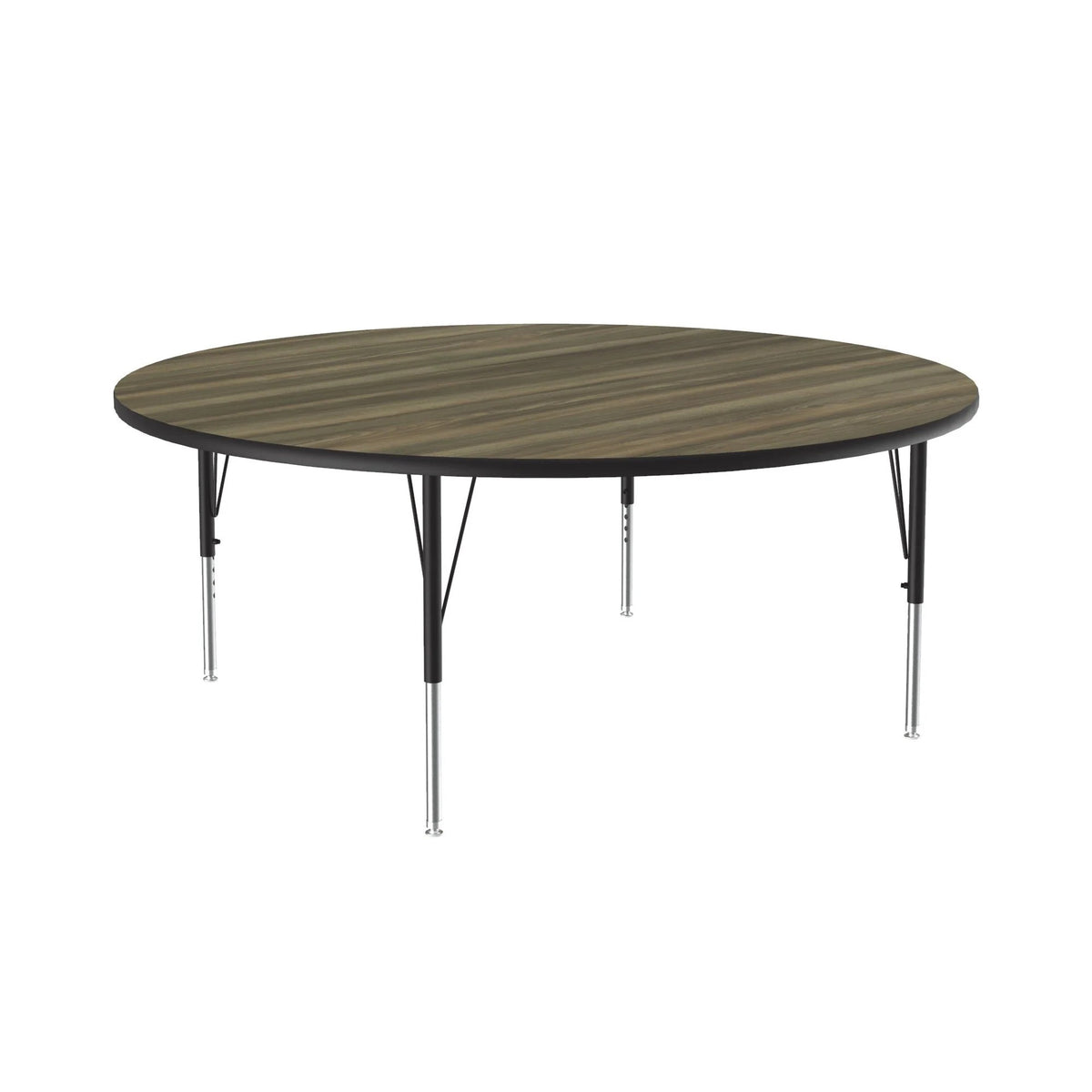 Correll A60-RND Activity Table, 60" Diameter - Brown / Matte