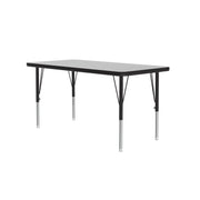 Correll Activity Table, 19 - 29" High, Gray - 24" x 48"