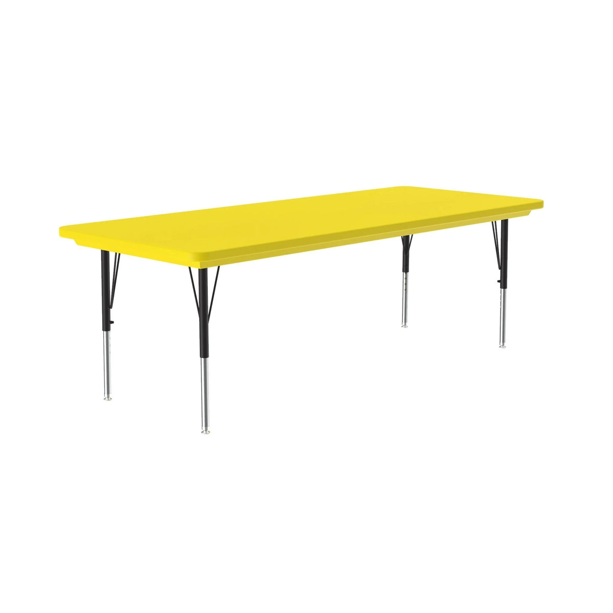 Correll AR3072-REC Activity Table, 30" x 72" - Yellow