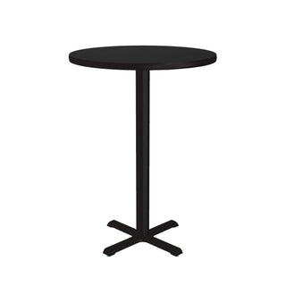 Correll BXB24R Table, 24" Diameter - Black