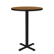 Correll BXB30R Table, 30" Diameter - Medium Oak