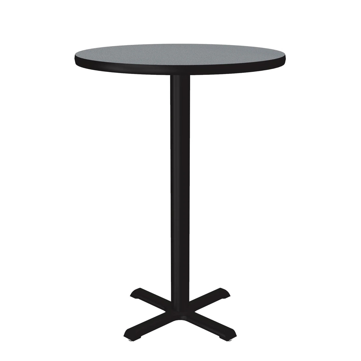 Correll BXB30R Table, 30" Diameter - Gray Granite