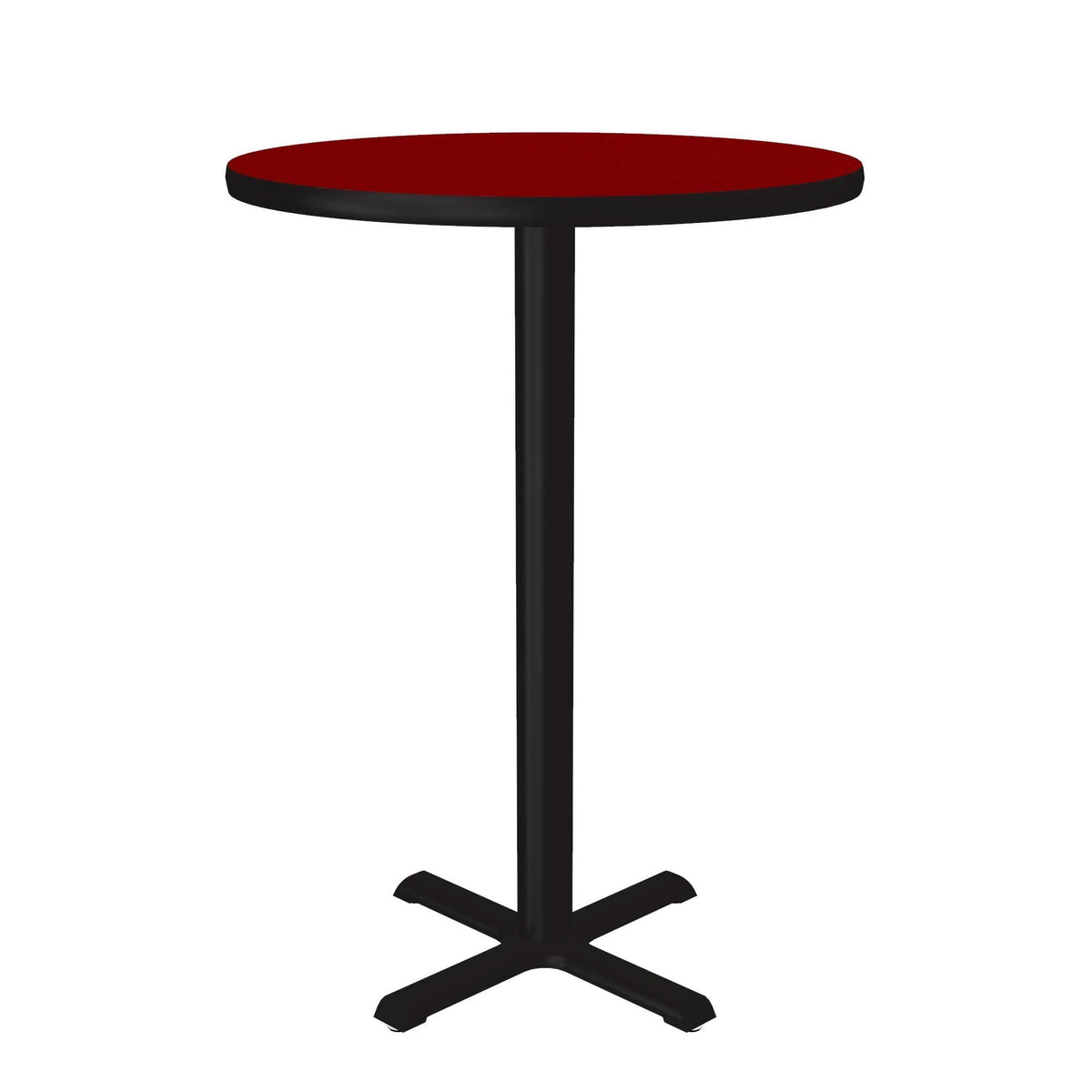 Correll BXB30R Table, 30" Diameter - Red