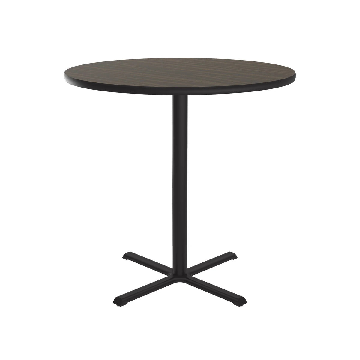 Correll BXB42R Table, 42" Diameter - Walnut