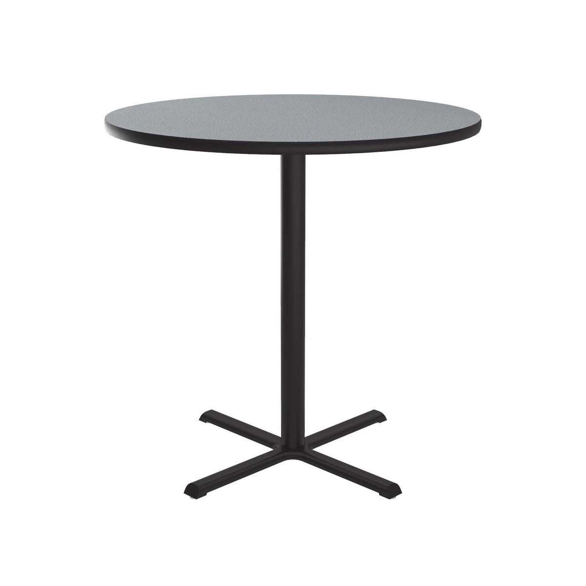 Correll BXB42R Table, 42" Diameter - Gray Granite