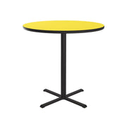 Correll BXB42R Table, 42" Diameter - Yellow