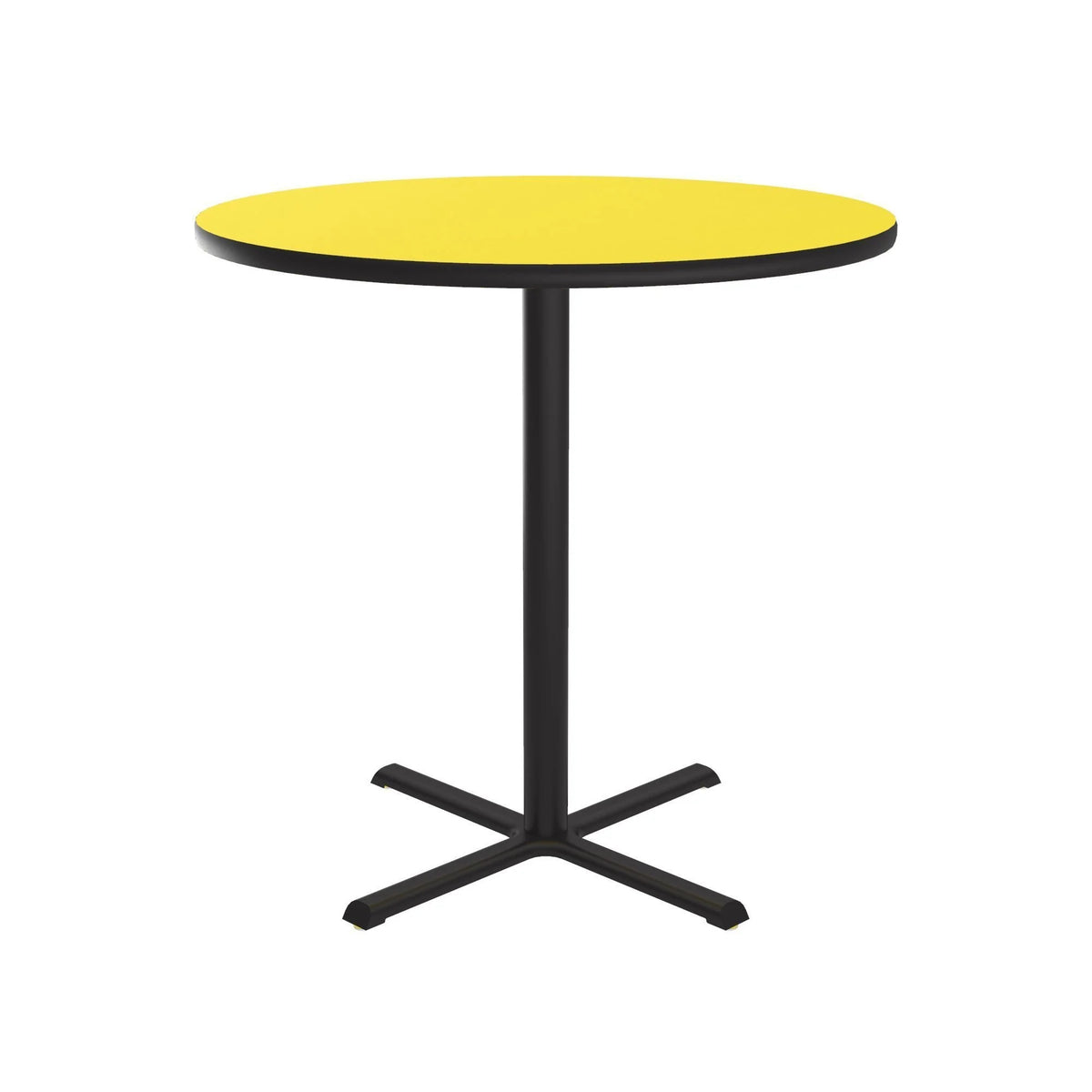 Correll BXB42R Table, 42" Diameter - Yellow