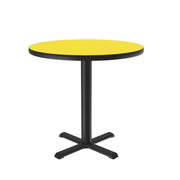 Correll BXT24R Table, 29" High - Yellow
