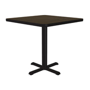 Correll BXT30S Table, 30" x 30" - Walnut