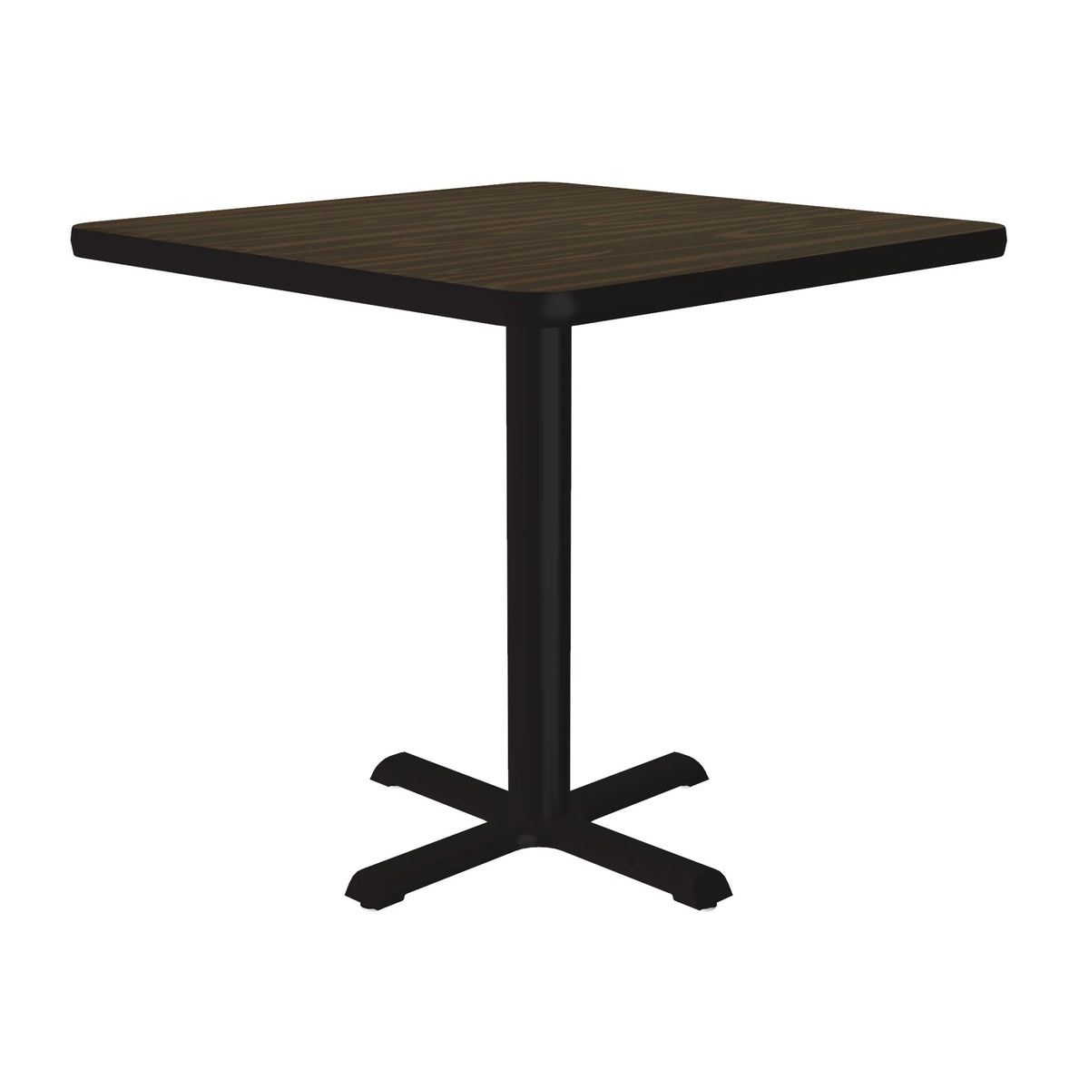 Correll BXT30S Table, 30" x 30" - Walnut