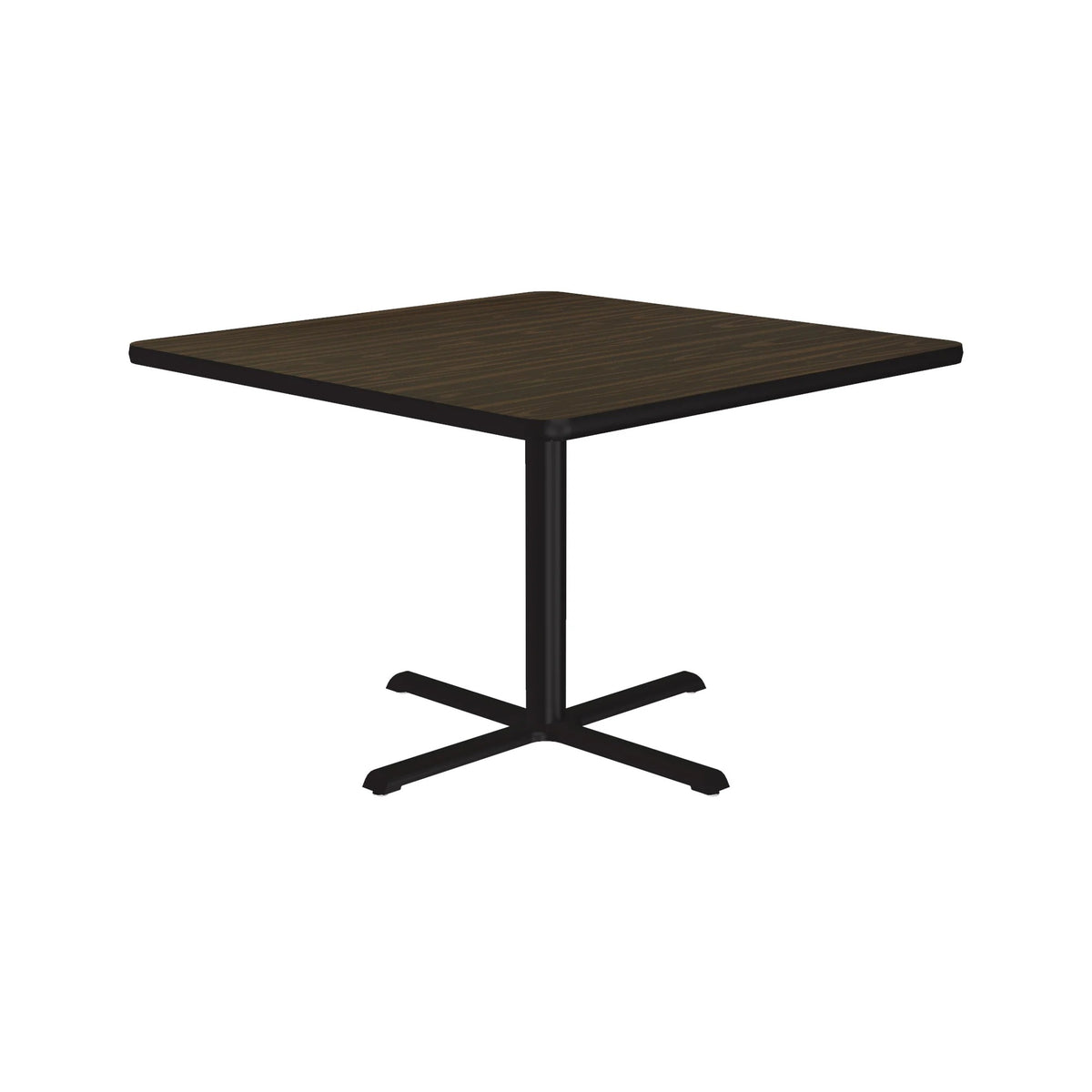 Correll BXT36S Table, 36" x 36" - Walnut