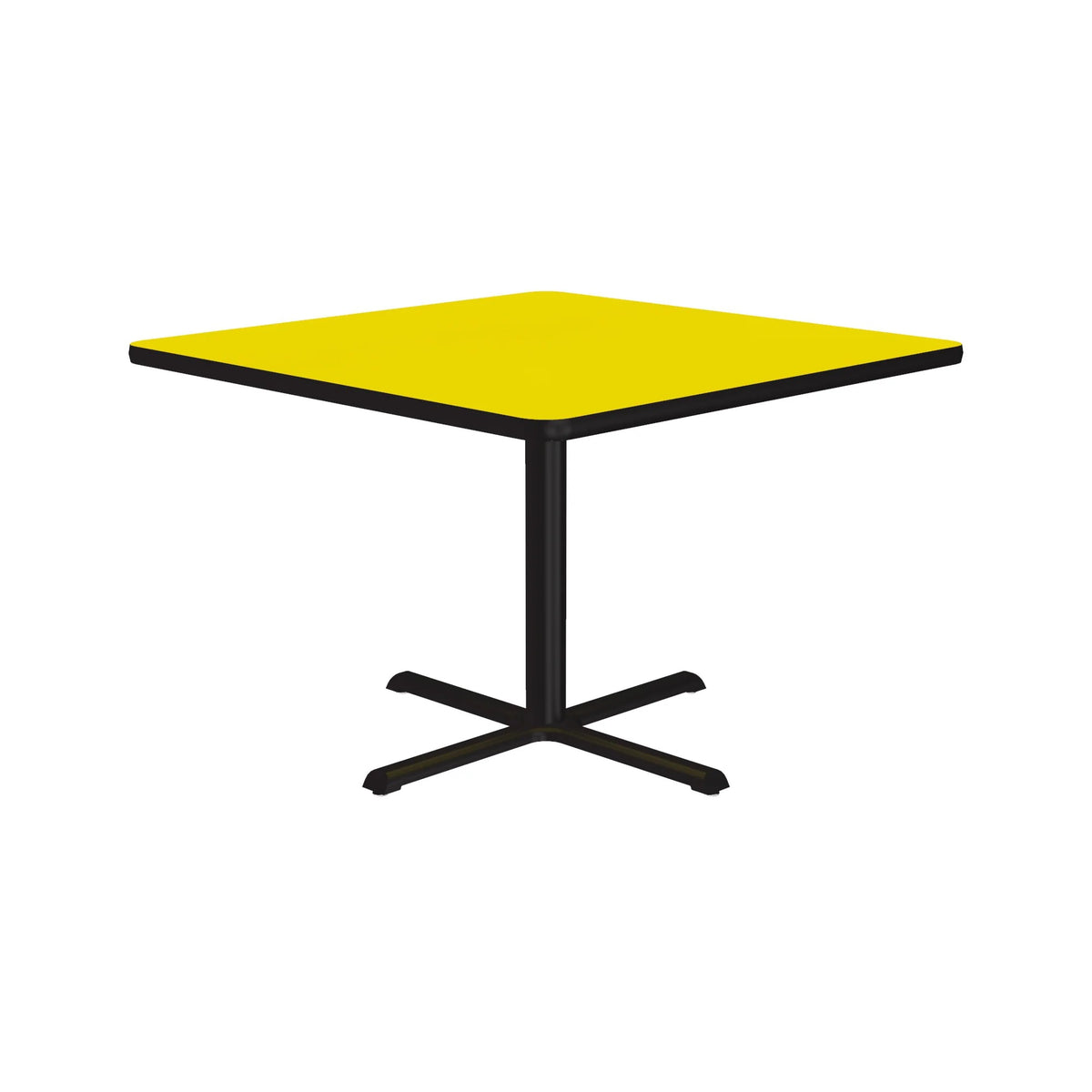 Correll BXT36S Table, 36" x 36" - Yellow