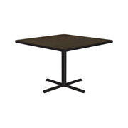 Correll BXT42S Table, 42" x 42" - Walnut