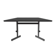 Correll CSA3060TR Premium Laminate, 6 Chairs - Black Granite