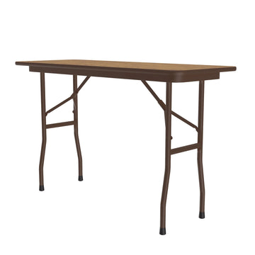Correll Folding Table, 29" High, Brown - 18" x 48"