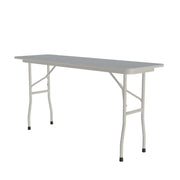 Correll Folding Table, 29" High, Gray - 18" x 60"