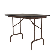 Correll CF2436MK-01 Folding Table, 24" x 36", Brown - Default Title
