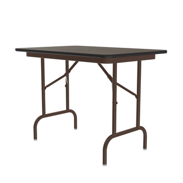 Correll CF2436MK-01 Folding Table, 24" x 36", Brown - Default Title