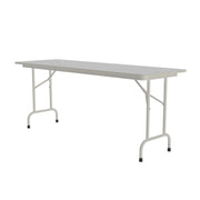 Correll Folding Table, 29" High, Gray - 24" x 72"