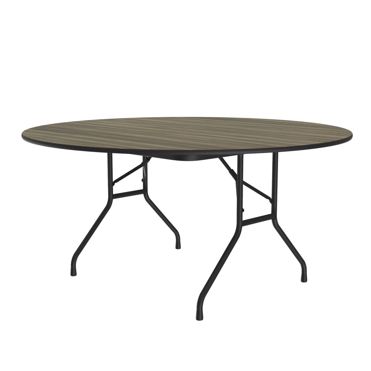 Correll CF60PX-53 Folding Table, 60" Diameter, Brown - Default Title