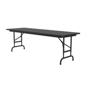 Correll Folding Table, 22 - 32" High, Black - 24" x 60"