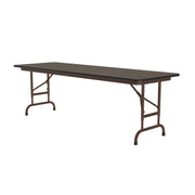 Correll Folding Table, 22 - 32" High, Brown - 24" x 60"