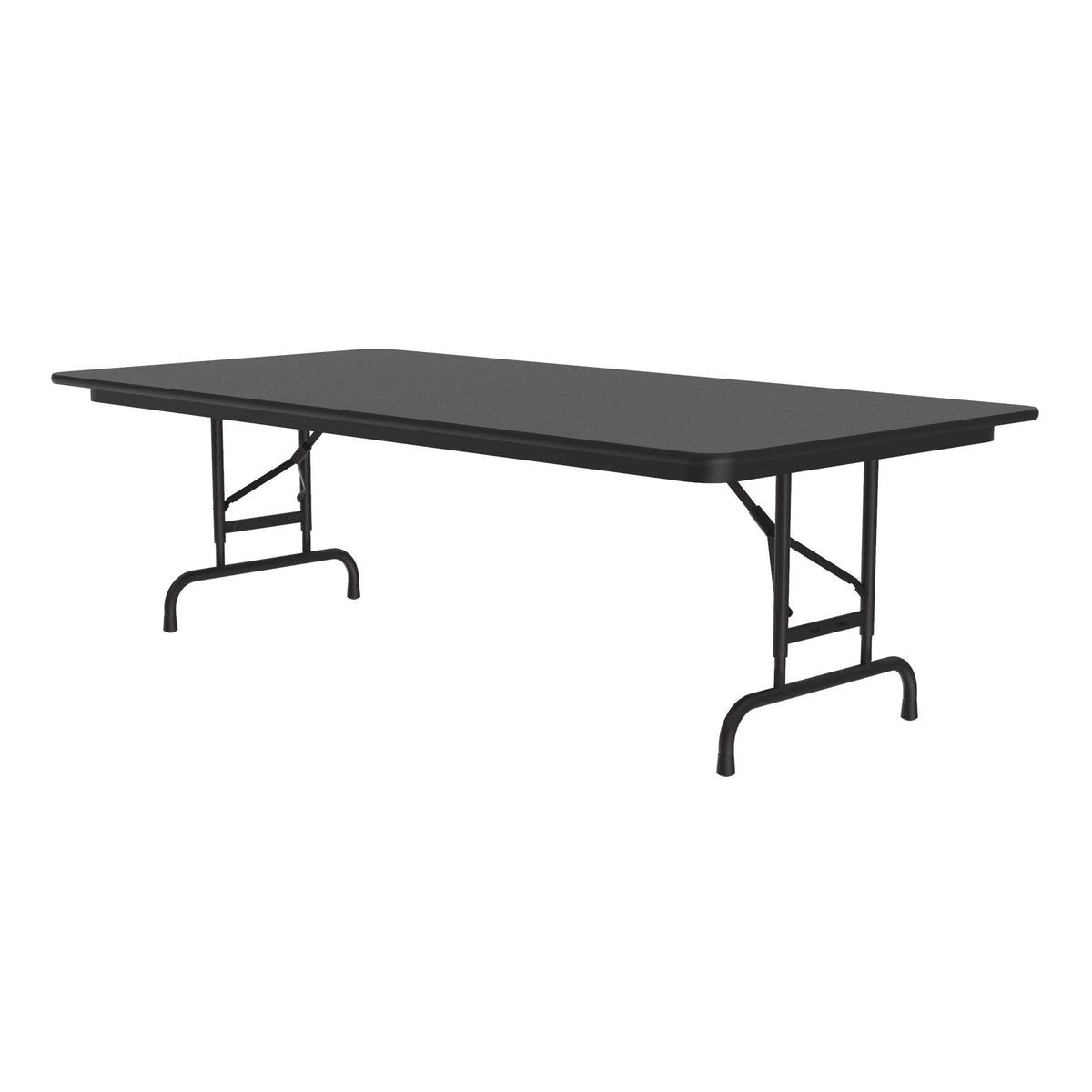 Correll Folding Table, 22 - 32" High, Black - 36" x 96"