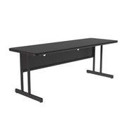 Correll CS2472 Computer Table, 24" x 72" - Black Granite