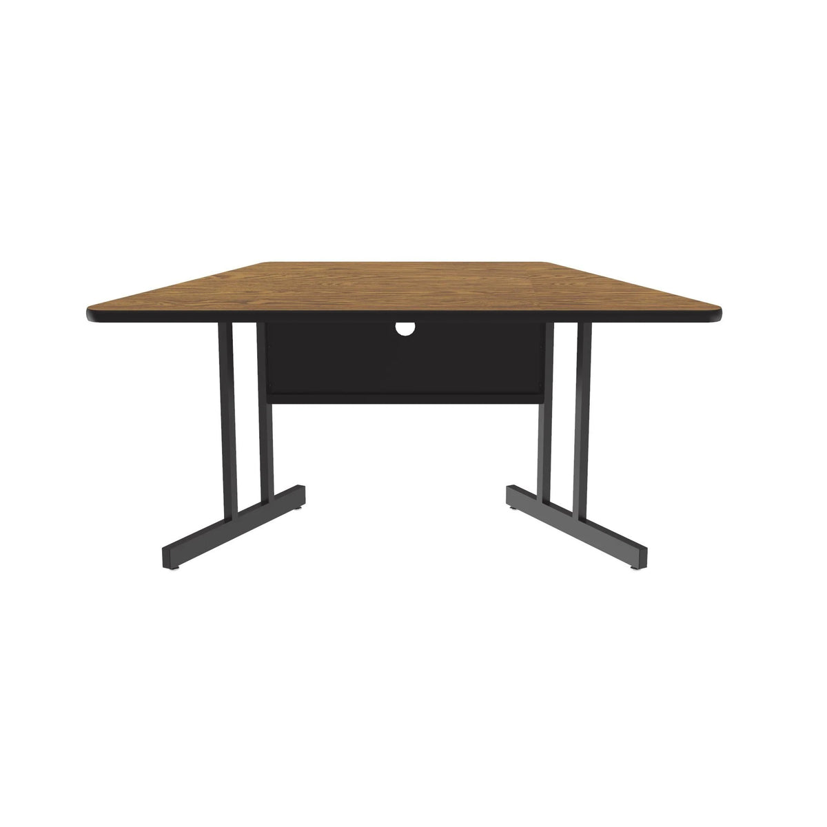 Correll CS3060TR Computer Table, 2 - 3 Chairs - Medium Oak