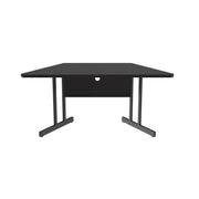 Correll CS3060TR Computer Table, 2 - 3 Chairs - Black Granite